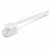 Floating Utility Brush, 20 Inches, White Polyester Bristles, Ergonomic Handle