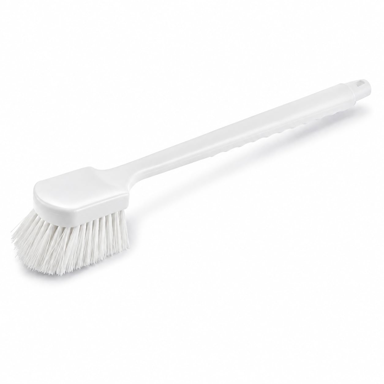 Floating Utility Brush, 20 Inches, White Polyester Bristles, Ergonomic Handle