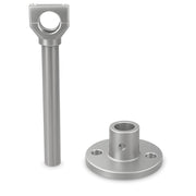 Glownary Pre-Rinse Wall Bracket Assembly, 6 Inch Length, 3/8 Inch NPS Riser Mount, Commercial Faucet Support, 7x1x0.75 Inch