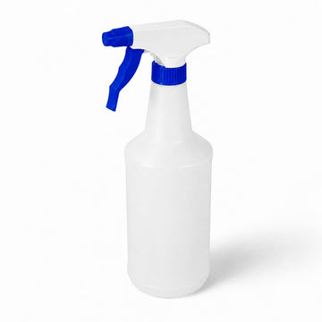 Glownary Spray Bottles with Trigger, 24 oz, Blue, Unlabeled, 12 Pack