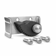 Glownary Spring-Loaded Replacement Holder Assembly for Mop and Broom Racks, Black, 2.5 x 1 x 2 Inch