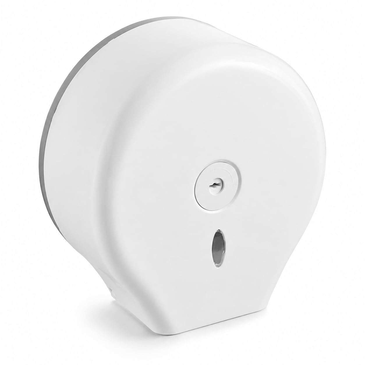 Commercial Toilet Paper Dispenser, 9 Inch Jumbo Roll, White, Wall Mount, ADA Compliant