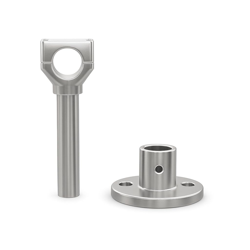 Glownary Pre-Rinse Wall Bracket Assembly, 3 Inch Length, 3/8 Inch NPS Riser Compatible, Metal, Commercial Faucet Support