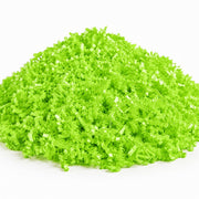 Crinkle Paper Shred, 10 lb, Lime Green, S-Shaped Cut, Recyclable Packing Material