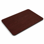 Glownary Reversible Rectangular Table Top, Cherry and Black Laminate, 30 x 48 Inch, Particle Board Core, 1 Inch Thick