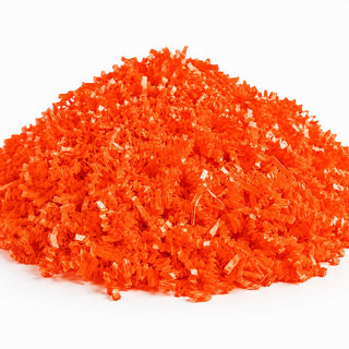 Crinkle Paper Shred for Gift Packaging and Decoration, 10 lb, Orange