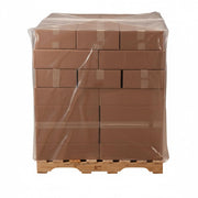 Clear Pallet Cover Roll, 2 Mil Polyethylene, 51 x 49 x 73 Inches, 55 Covers per Roll, Side Gusseted