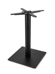 Glownary Excalibur Square Table Base, Black E-Coated Steel, 18x18 Inch, 26.9 Inch Height, Standard Height Base with Spider Support, Indoor Outdoor Commercial Use view 2