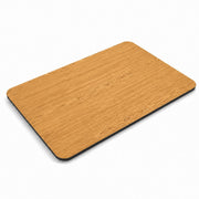 Glownary Reversible Rectangular Table Top, Walnut Oak Laminate, 30 x 48 Inch, Black Edge Molding, Indoor Commercial
