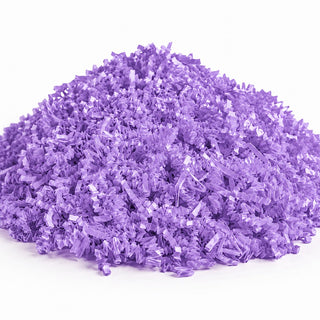 Crinkle Paper Shred for Gift Packaging, 10 lb Bulk, Lavender Purple, Decorative Filler