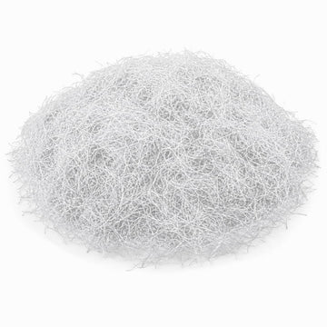 Paper Shred White Very Fine Cut, 10 lb, 1/20 Inch Width, Decorative Packing Filler