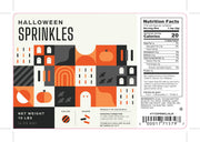 Halloween Sprinkles, Black and Orange, Bulk 10 lb, Kosher, Allergen-Free view 2