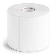 Semi-Gloss Paper Labels, 4 x 6 Inches, White Rectangle, 500 Count Roll, Permanent Adhesive