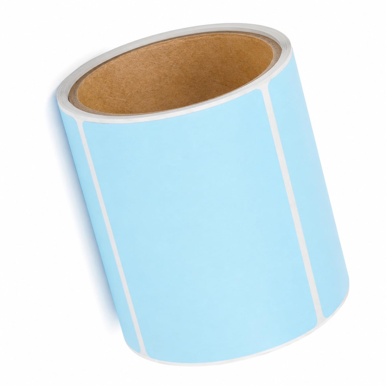 [2 Pack] Thermal Transfer Labels, 4 x 3 Inches, Blue, Permanent Adhesive, 7200 Labels, 4 Rolls per Case