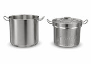 SS1 Series 20 Qt Stainless Steel Pasta Cooker Combo with Aluminum-Clad Bottom, Silver, NSF Listed, Induction Ready, Dishwasher Safe, 11.5-Inch Height