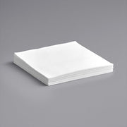 Glownary Linen-Feel White Dinner Napkins, 14x14 Inch Ultra-Ply, Flat-Packed, Square, Restaurant Grade, 1000 Count