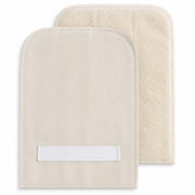 SafeMitt Terry Cloth Pan Grabber with Wrist Strap, Beige, 8.5 x 11 Inch, Heat Protection up to 450°F, Pack of 12, Made in USA