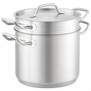 Glownary SS1 8 Qt. Stainless Steel Aluminum-Clad Pasta Cooker