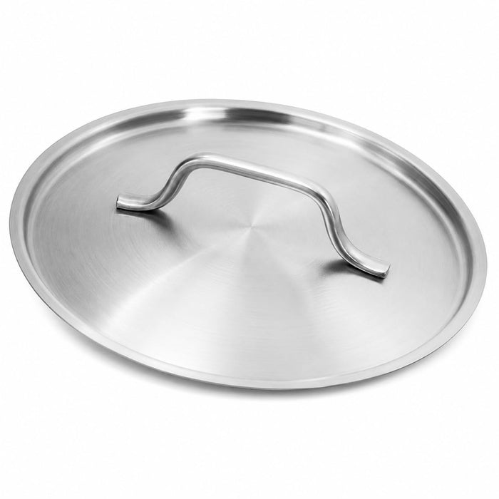 10-Inch Stainless Steel Replacement Lid, SS1 Series, Silver, for 3 Qt Saute Pan, 8 Qt Stock Pot, NSF Listed, Dishwasher Safe, Made in USA