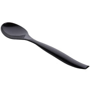 Glownary Black Plastic Disposable Serving Spoons, 10 Inch Length, 72 per Case, for Catering and Events