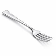 Glownary Silver Plastic Tasting Fork, 4 Inch Heavy Weight, 400 Count Mini Forks, BPA Free, Recyclable Polystyrene for Catering Events and Parties