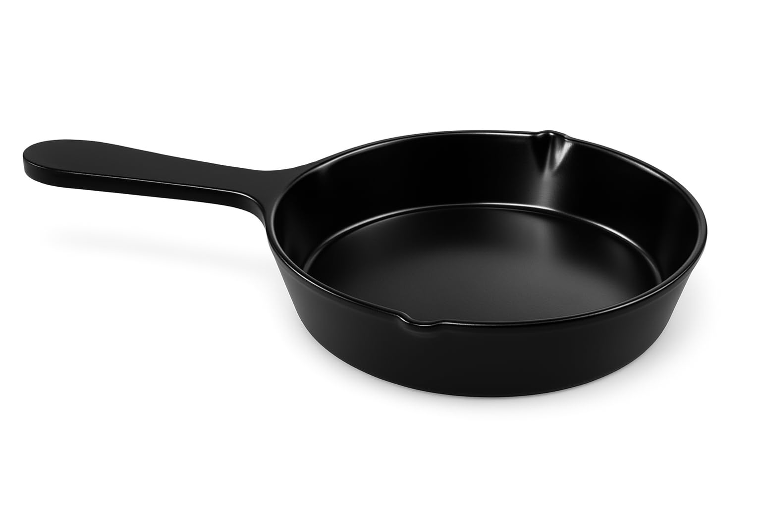 Glownary Black Mini Appetizer Frying Pan, 4.75 Inch Polystyrene, Round Disposable Dishes, BPA Free, 200 per Case