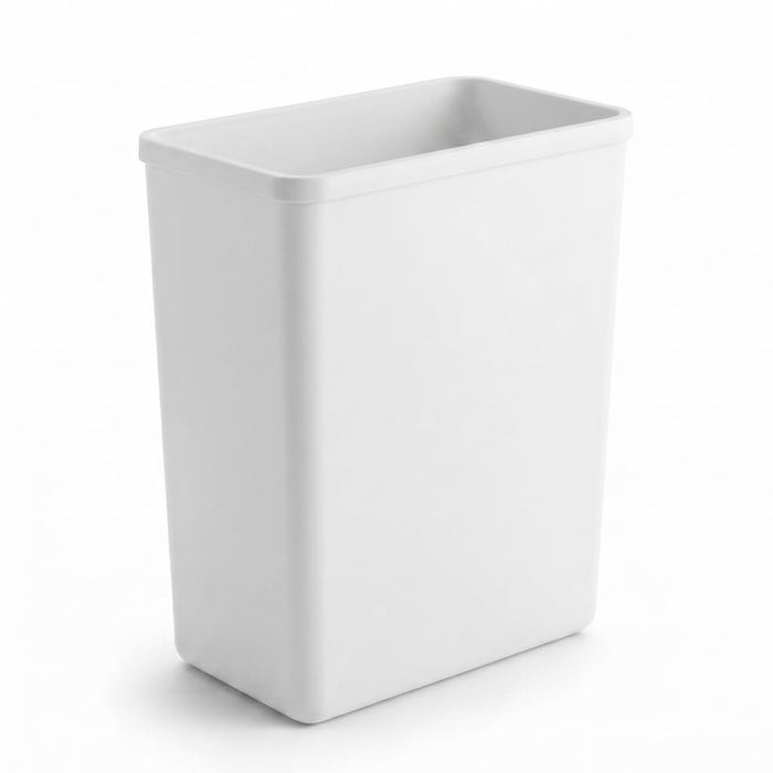 Glownary Commercial Ingredient Storage Bin, 10 Gallon/160 Cup Capacity White Polyethylene User Friendly Storage Bin