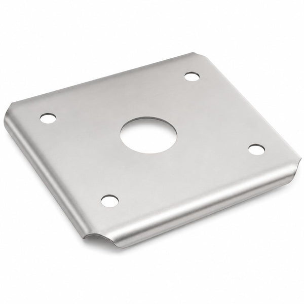 1/6 Size Stainless Steel Steam Table Pan False Bottom, Silver, 4.625 x 4.25 x 0.5625 Inches, NSF Listed, Perforated Design with Drain Holes, Dishwasher Safe