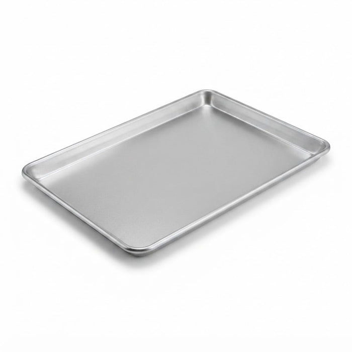 Commercial Full Size Aluminum Sheet Pan, 18 x 26 Inch, Heavy Duty 16 Gauge Wire Rim, Stackable Design for Baking and Broiling