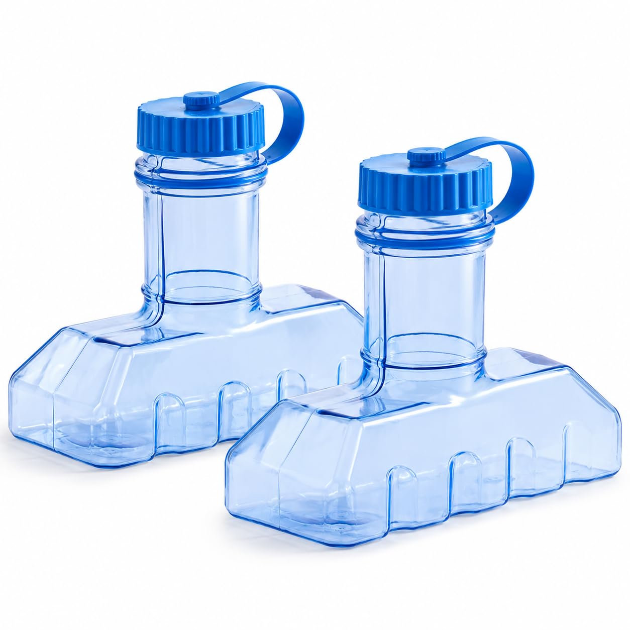 Glownary Commercial Cooling Paddle, 2 Liter/67 oz, Blue Polycarbonate, 10x5.5x8.25 Inches, NSF Listed, Hotel Pan Style, 2-Pack