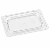 [6 PACK] 1/9 Size Translucent Polypropylene Food Pan Lid, BPA Free, NSF Listed, 6 15/16 x 4 1/4 Inches, Dishwasher Safe, Rectangle Shape