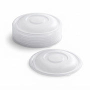 Glownary Clear PET Plastic Dome Lid, 12.25 Inch Diameter, BPA Free, Recyclable, Stackable, for 160 oz Round Bowls, 5 Pack