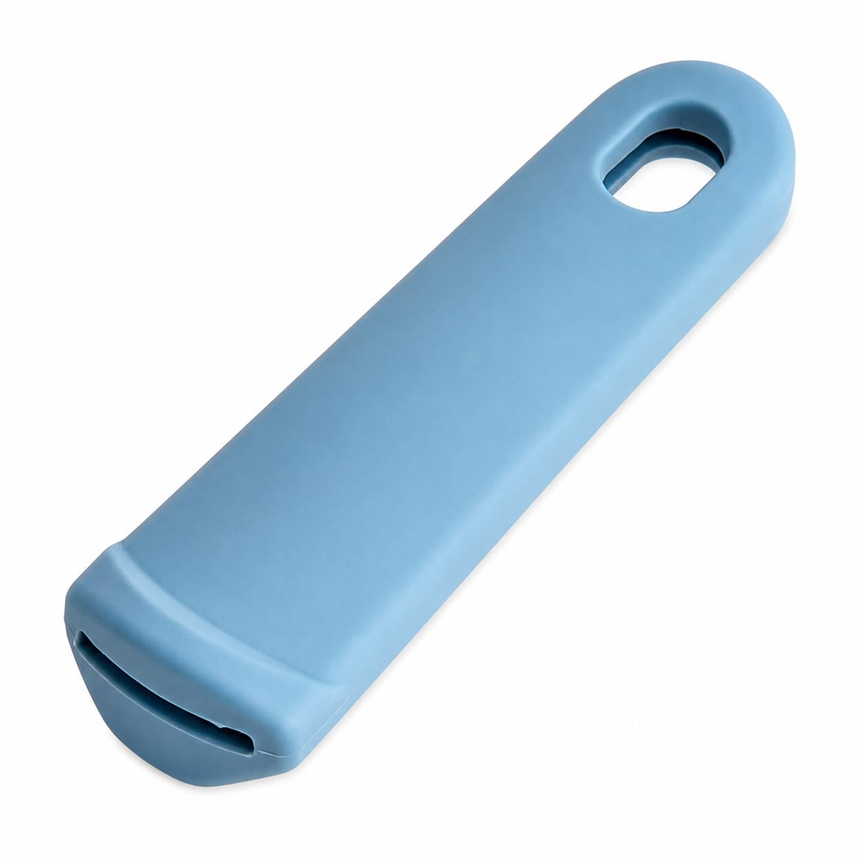 Glownary Silicone Pan Handle Sleeve, Blue Heat Protection Cover for 7 Inch Aluminum Fry Pans, Removable Ergonomic Grip, Heat Resistant to 450°F, 4.75 x 1.25 x 0.75 Inches