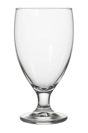 Glownary Clear Glass Goblet, 10.5 oz Capacity, 5.1 Inch Height, Stemmed, Dishwasher Safe, Customizable, 12 Pack
