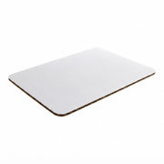 Glownary White Corrugated Cake Pad, 25.5 x 17.5 Inch, Grease-Resistant, Single Wall Cardboard, Rectangle Cake Drum, 50 per Case
