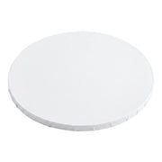 Glownary 18-Inch Round White Cake Drum, 1/2-Inch Thick Corrugated Cardboard, Grease-Resistant, Double Wall Cake Circle, 12 per Case