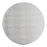 Glownary 12-Inch Round Silver Cake Drum, 1/2-Inch Thick Corrugated Cardboard, Grease-Resistant, Double Wall, 12 per Case