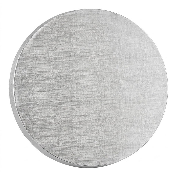 Glownary 12-Inch Round Silver Cake Drum, 1/2-Inch Thick Corrugated Cardboard, Grease-Resistant, Double Wall, 12 per Case