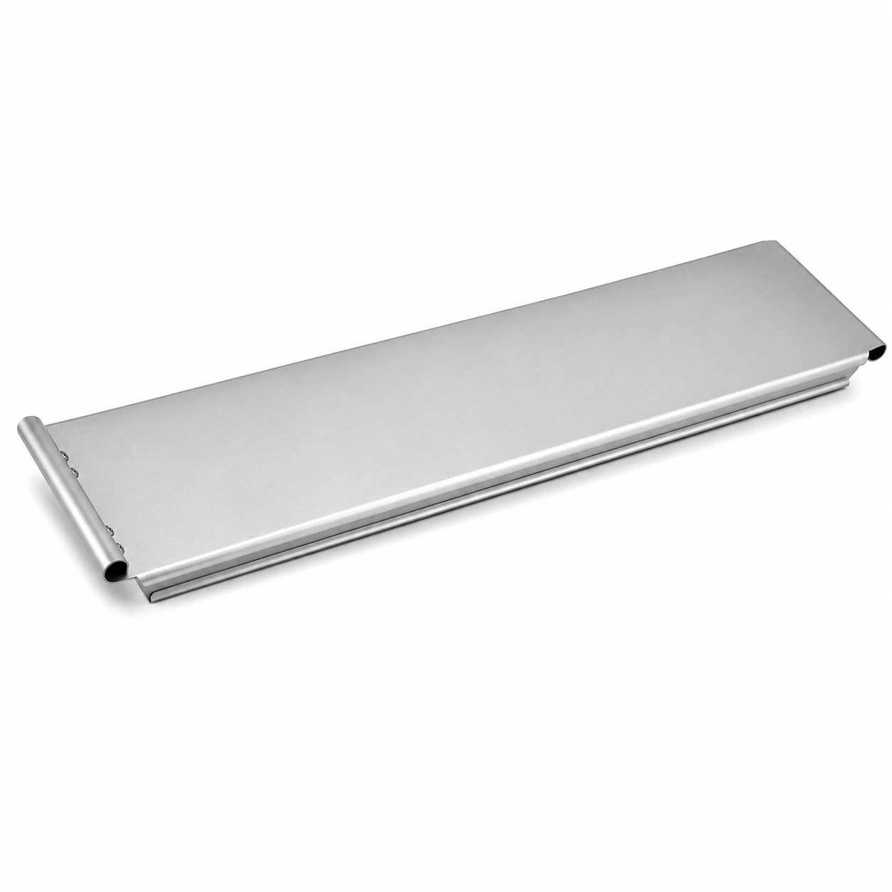 Glownary Aluminized Steel Sliding Pullman Bread Pan Cover, 16 x 4 Inches, Silicone Glazed, Rectangle, Oven Safe