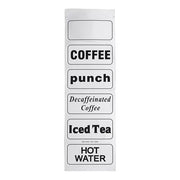 3 Gallon Yellow Rectangular Slim Beverage Dispenser, BPA Free Plastic, Freezer Safe with Stand and Labels, 16 x 8 x 21 Inches view 3