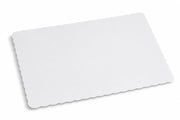 White Paper Placemat with Scalloped Edge, 10 x 14 Inch, Disposable, Easter Theme, 1000 per Case