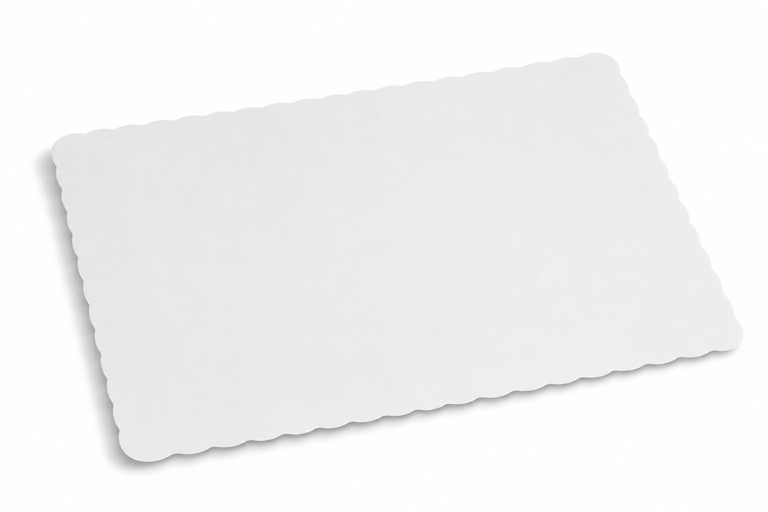 White Paper Placemat with Scalloped Edge, 10 x 14 Inch, Disposable, Easter Theme, 1000 per Case