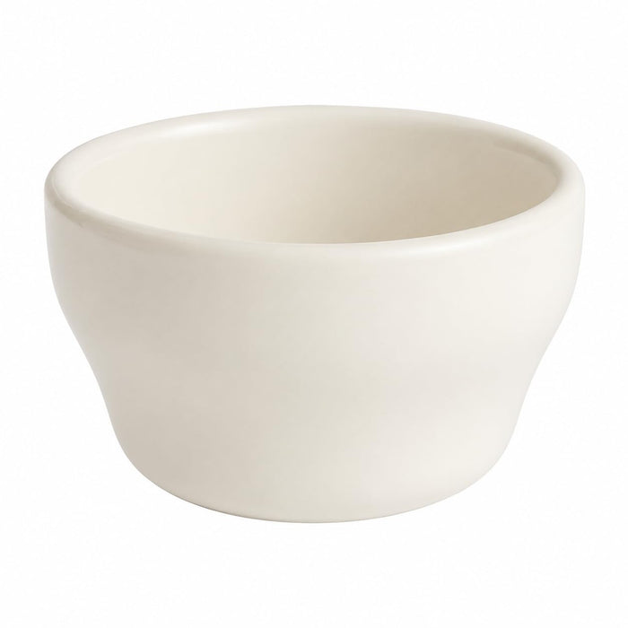 Glownary Stoneware Bouillon Cup, 6 oz, Ivory American White, Rolled Edge, Microwave and Oven Safe, 36 per Case