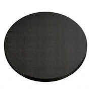 Glownary 14-Inch Round Black Cake Drum, 1/2-Inch Thick Corrugated Cardboard, Grease-Resistant, Double Wall, 12 per Case