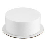 Glownary 10 x 4 Inch Round Foam Cake Dummy, White Polystyrene, Reusable Display Base for Tiered Cakes