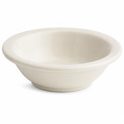 Glownary Ivory Stoneware Monkey Dish, 4.5 oz Capacity, Narrow Rim, Round Shape, Dishwasher Safe, 36 per Case, 4 5/8 Inch Diameter