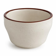 Glownary Brown Speckle Stoneware Bouillon Cup, 7.25 oz, Narrow Rim, Microwave and Dishwasher Safe, Round, 36/Case