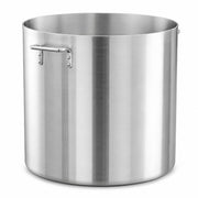 160 Qt Heavy Weight Aluminum Stock Pot, Round, Silver, Dual Riveted Handles, 22.5 Inch Diameter, 23.25 Inch Height, NSF Listed