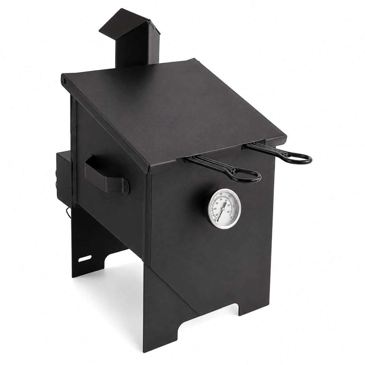 Glownary 4 Gallon Steel Liquid Propane Outdoor Deep Fryer, 90,000 BTU, Dual Baskets, Thermometer, Wind Guards, for Fish Fries, BBQ, Tailgating
