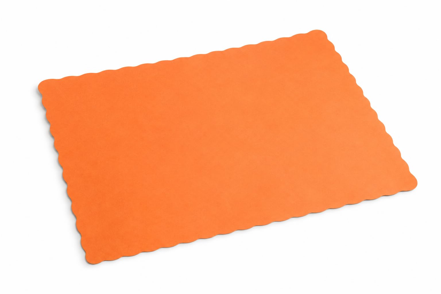 Glownary Bittersweet Paper Placemats, 10 x 14 Inch, Scalloped Edge for Restaurants and Catering, 1000 Count Case